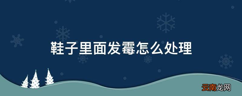 鞋子里面发霉怎么处理