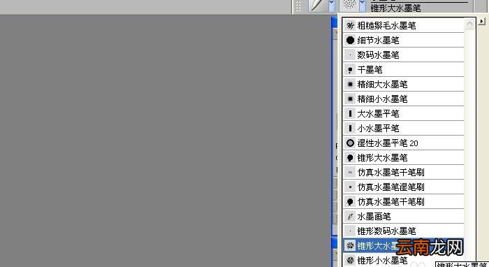painter中使用水墨画笔绘制图形具体操作方法