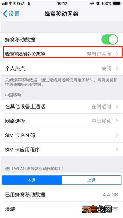 iphone中将4g网络关掉具体操作方法