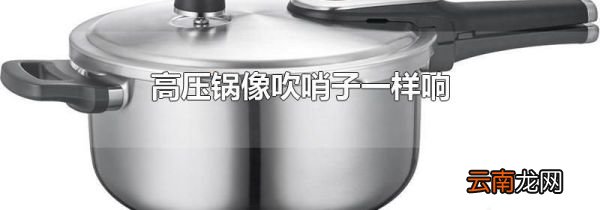 高压锅像吹哨子一样响