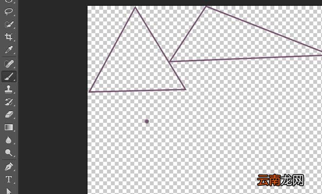 使用ps绘画出三角形具体操作流程