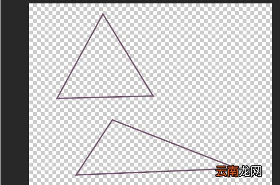 使用ps绘画出三角形具体操作流程