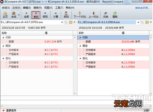 Beyond Compare怎么比较exe文件?Beyond Compareexe文件比较教程