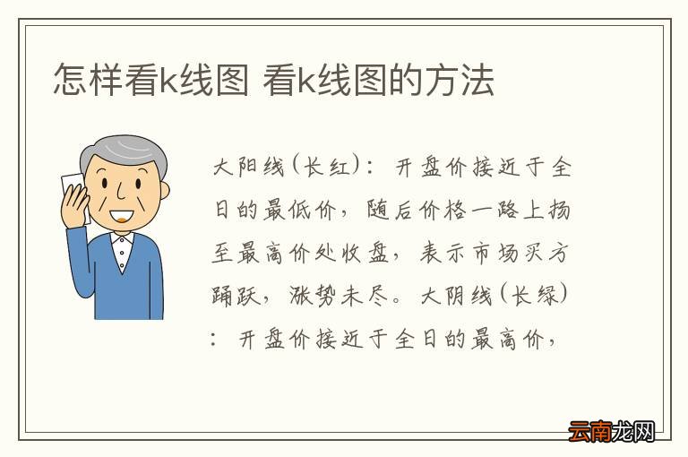 怎样看k线图 看k线图的方法