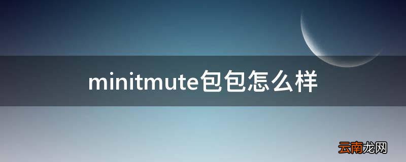 minitmute包包怎么样
