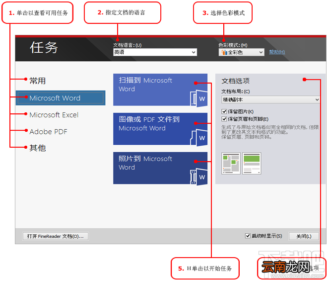 ABBYY FineReader12新手入门教程 ABBYY FineReader12如何快速启动？