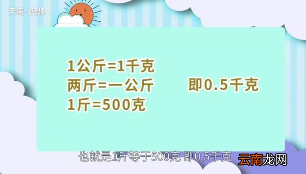一斤等于多少千克 1000克等于一斤吗