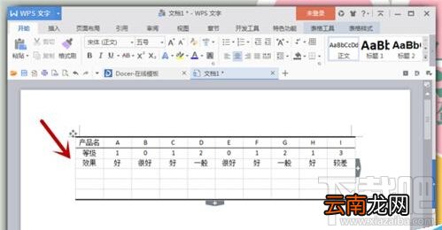 WPS文字Word中怎么制作三线表格