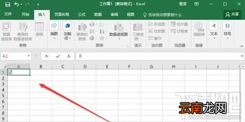 Excel2016怎么插入带勾的方框 Excel2016使用教程