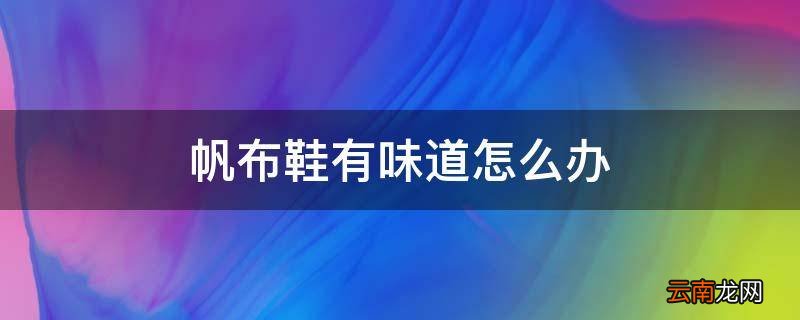 帆布鞋有味道怎么办