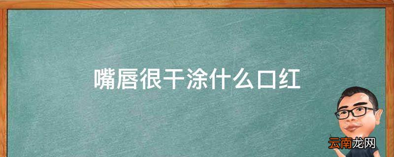 嘴唇很干涂什么口红