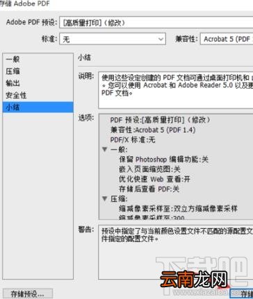 PS怎么将图片格式转成PDF格式