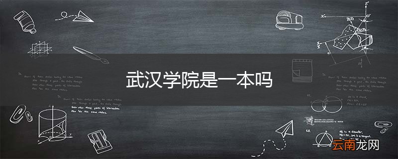 武汉学院是一本吗