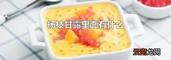 杨枝甘露里面有什么