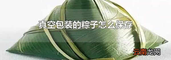 真空包装的粽子怎么保存
