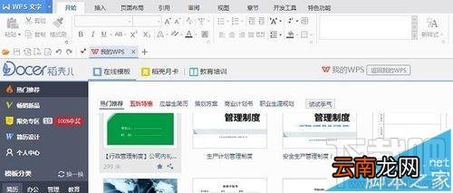 wps2016在线模板怎么设置开启或关闭?