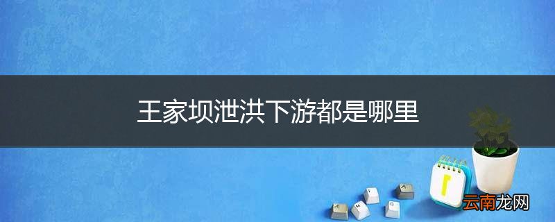 王家坝泄洪下游都是哪里
