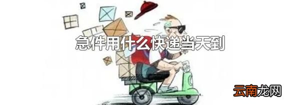 急件用什么快递当天到
