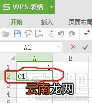 excel中如何输入01？excel中输入01的方法