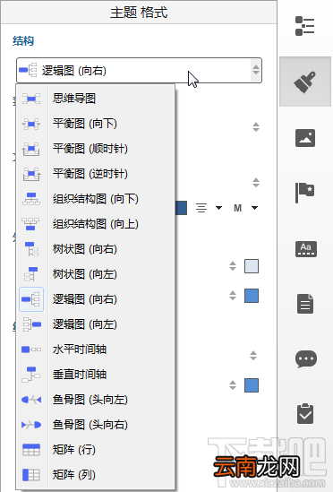 XMind8思维导图如何切换及组合