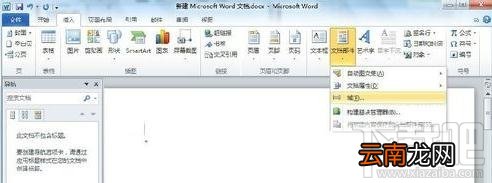 word2016中域如何插入