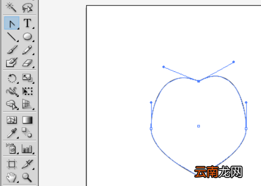 ai中使用钢笔工具绘制心形具体步骤介绍