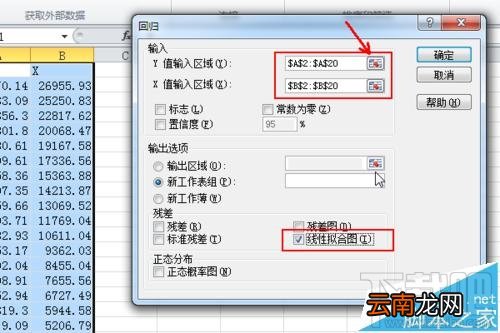 excel2016怎么做一元线性回归分析