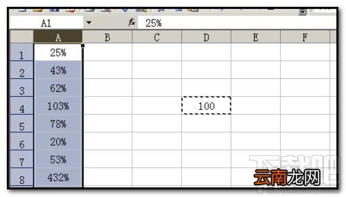 excel2016工作表数据怎么批量加百分号