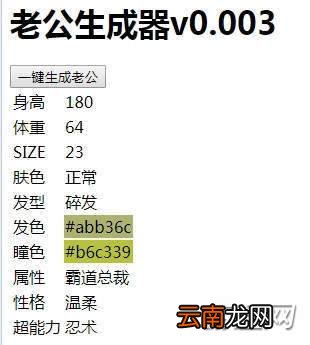 老公生成器【老婆生成器】玩法分享