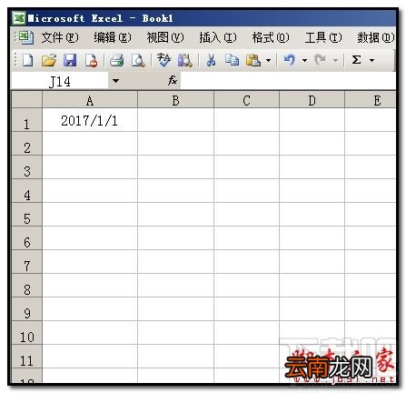 Excel2016怎么隔行插入连续日期