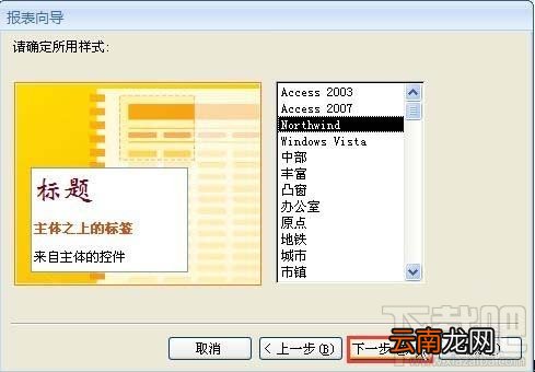 Access2016报表向导创建报表小技巧