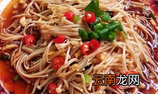 凉拌麻辣金针菇的做法 教你凉拌麻辣金针菇的做法