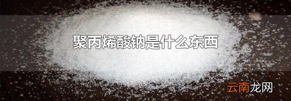 聚丙烯酸钠是什么东西