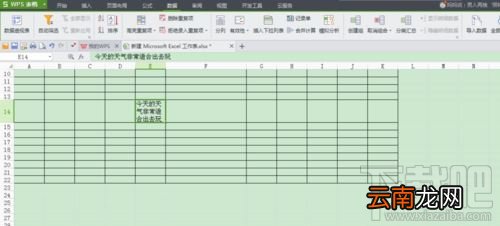 WPS表格如何设置自动换行