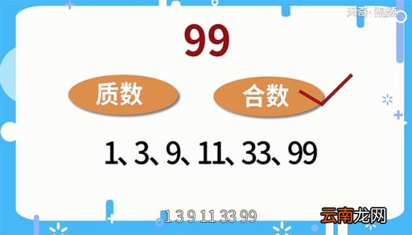 99是质数吗 99是不是质数