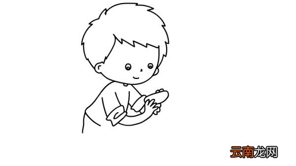 洗手简笔画 儿童洗手简笔画