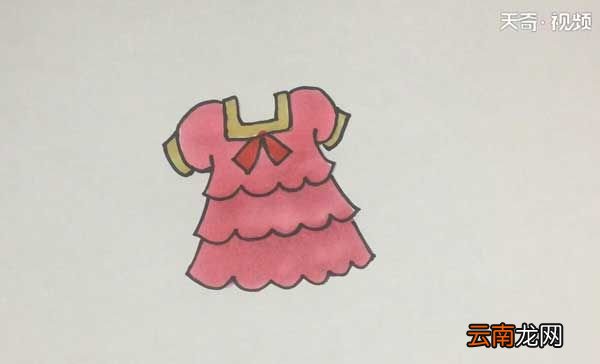 小裙子简笔画