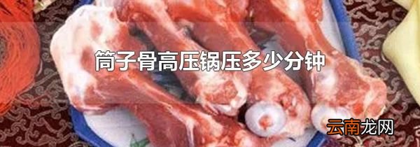 筒子骨高压锅压多少分钟