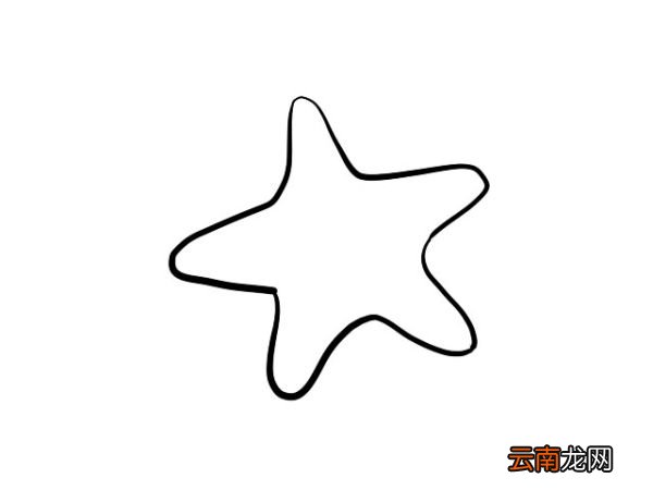 海星简笔画 海星简笔画画法