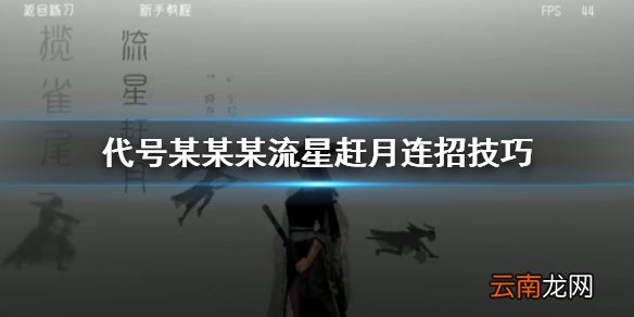 代号某某某流星赶月怎么连招 揽雀尾连招推荐打法一览
