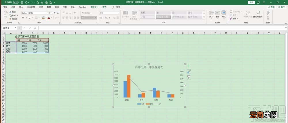 Excel2019表格怎么填充图表?Excel图片填充图表的教程