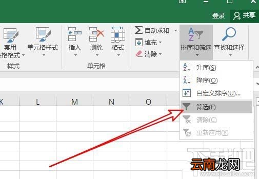 excel2019表格怎么按颜色筛选数据?