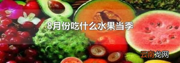 8月份吃什么水果当季