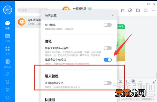 钉钉电脑版语音自动转文字怎么关闭？钉钉语音自动转文字关闭教程