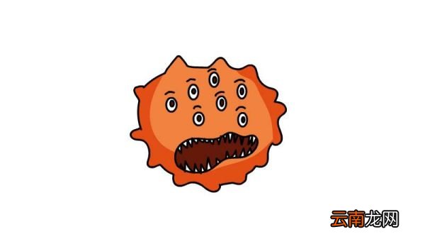 病毒简笔画怎么画步骤