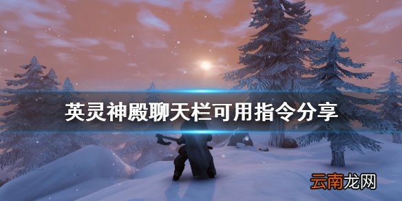 valheim聊天栏指令有哪些 英灵神殿聊天栏可用指令分享