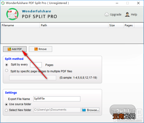 PDF Split Pro分割PDF文件的方法