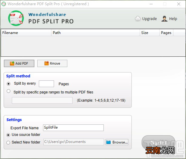 PDF Split Pro分割PDF文件的方法