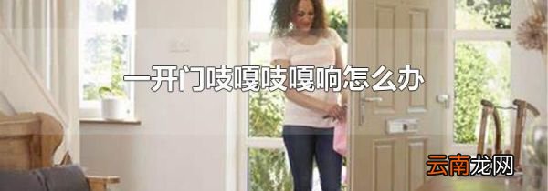 一开门吱嘎吱嘎响怎么办