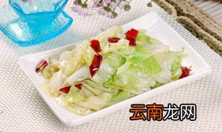 炝莲白的正宗做法 素炒炝莲白的简单烹饪技巧